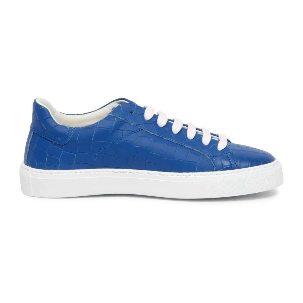 Hide&Jack Low Top Essence Nubuck Schoenen Heren Schoenen Blauw