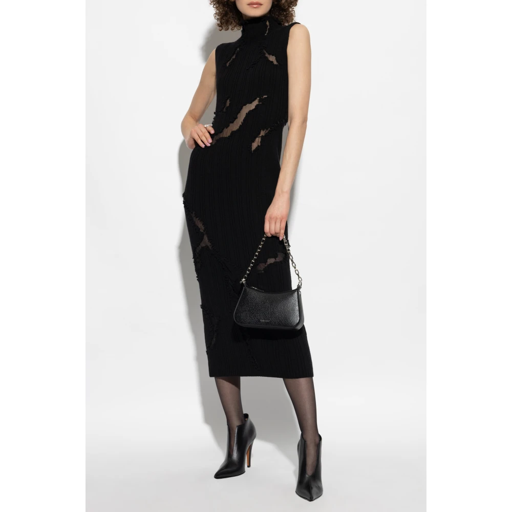 alexander mcqueen Wollen jurk Black Dames