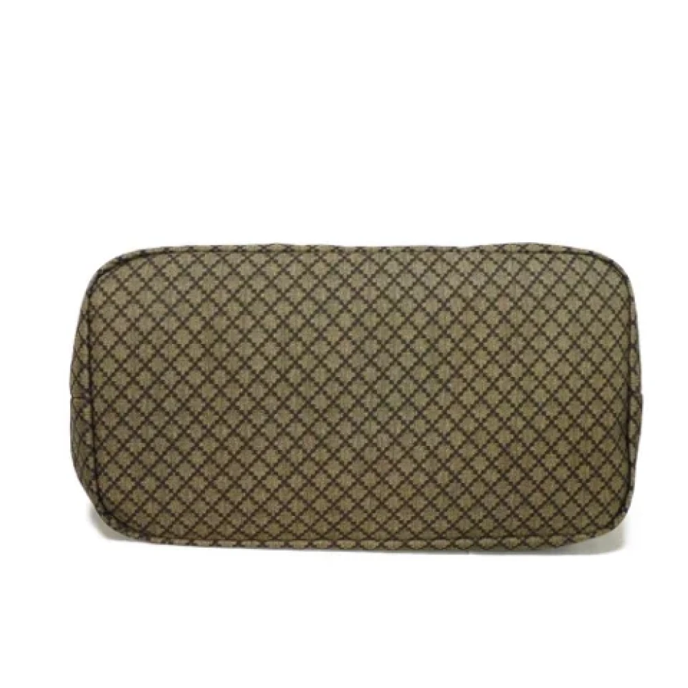 Gucci Vintage Pre-owned Nylon handbags Brown Dames
