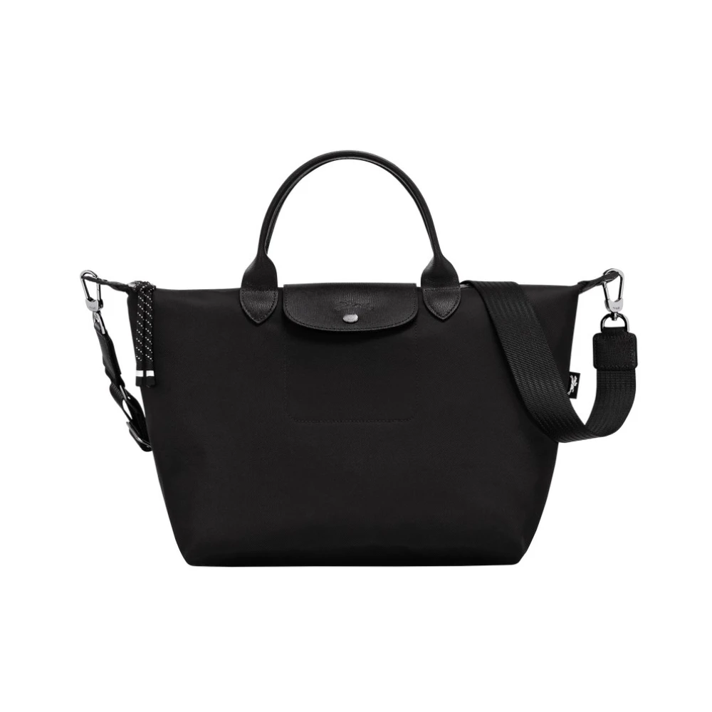 Longchamp Donna Nero - Borsa Tote Energy Nera Con Zip - Bags - One Size