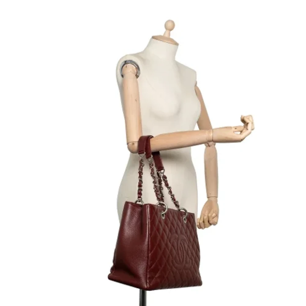 Chanel Vintage Pre-owned Leather chanel-bags Red Dames