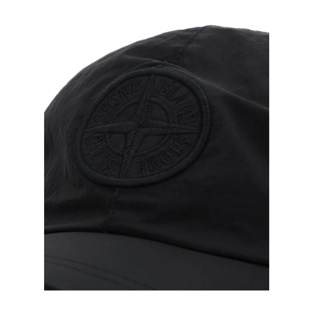Stone Island Zwarte hoeden voor mannen Black Heren