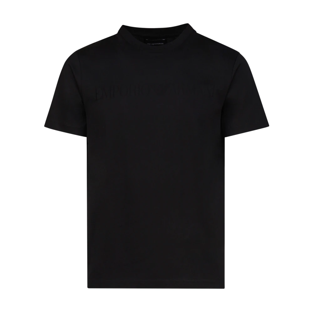 Emporio Armani Men's Black T-Shirts, Xl, Logo T-Shirt