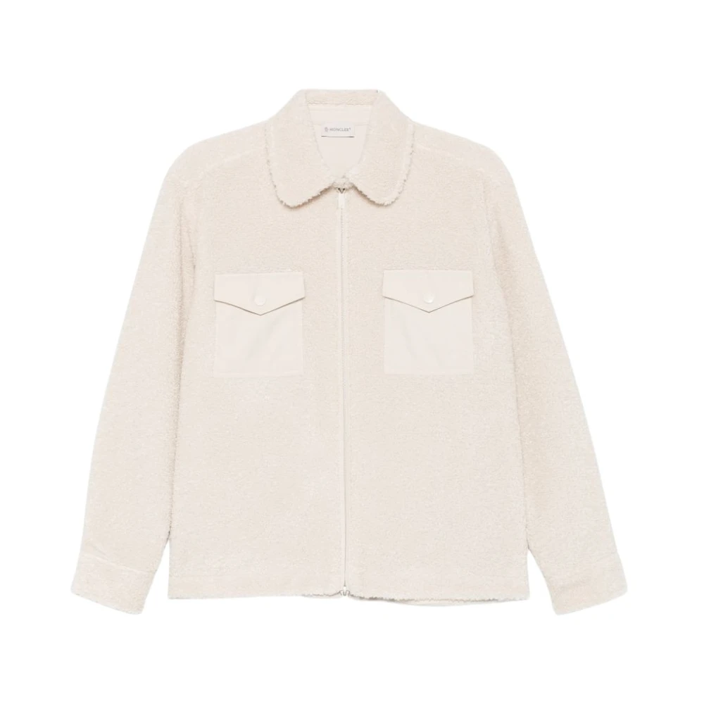 Moncler Women's White Teddy Blouson Jacket UK Size 12 - Mytheresa - Image 3