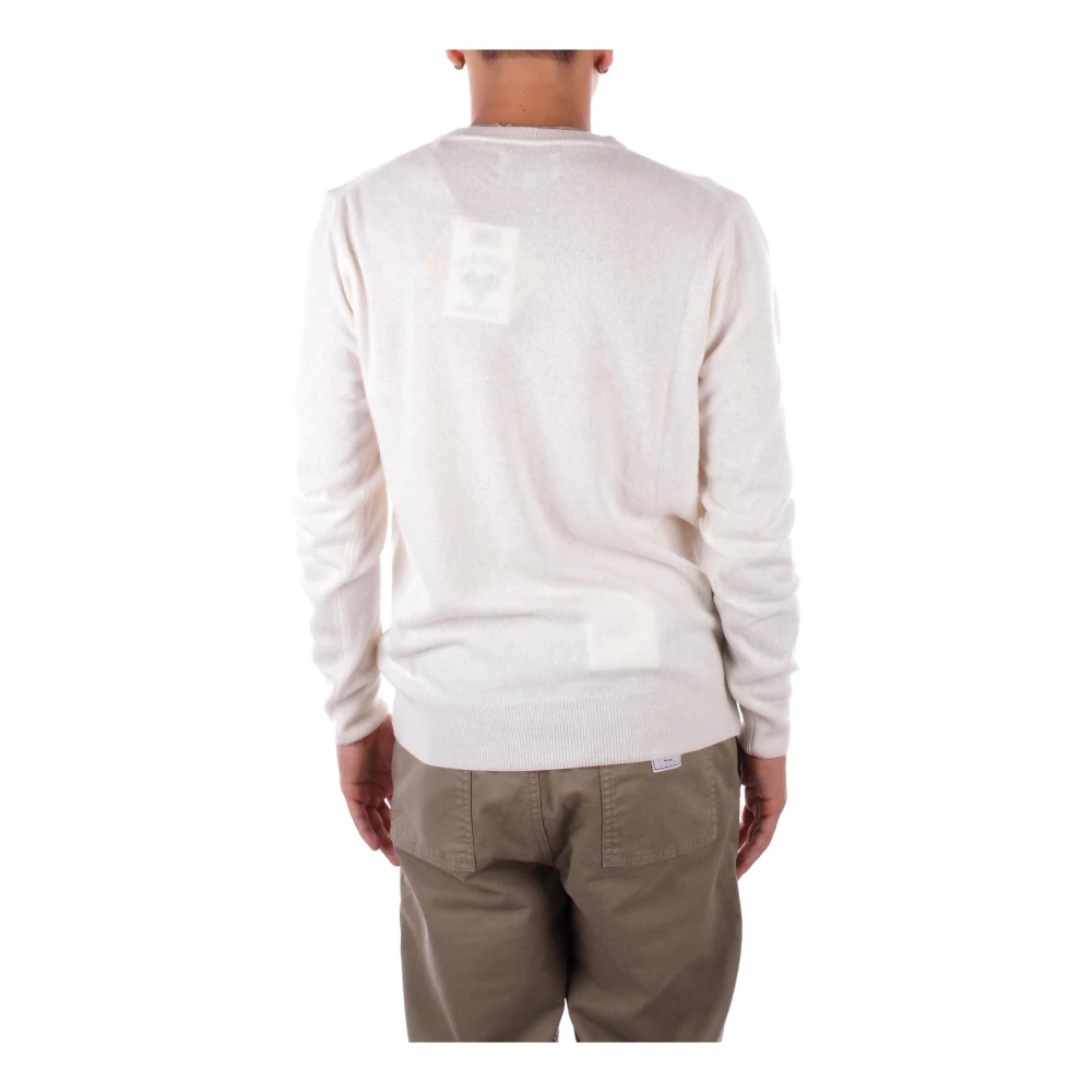 Saint Barth Crème hoodie met voorzaklogo Beige Heren