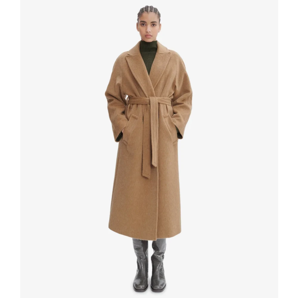 A.p.c. Harige Wol Kamelenjas Warm Brown Dames