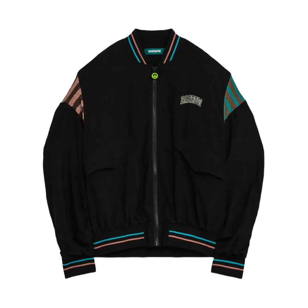 Barrow Men's Black Bomber Jackets, L, Souvenir Bomber Jacket