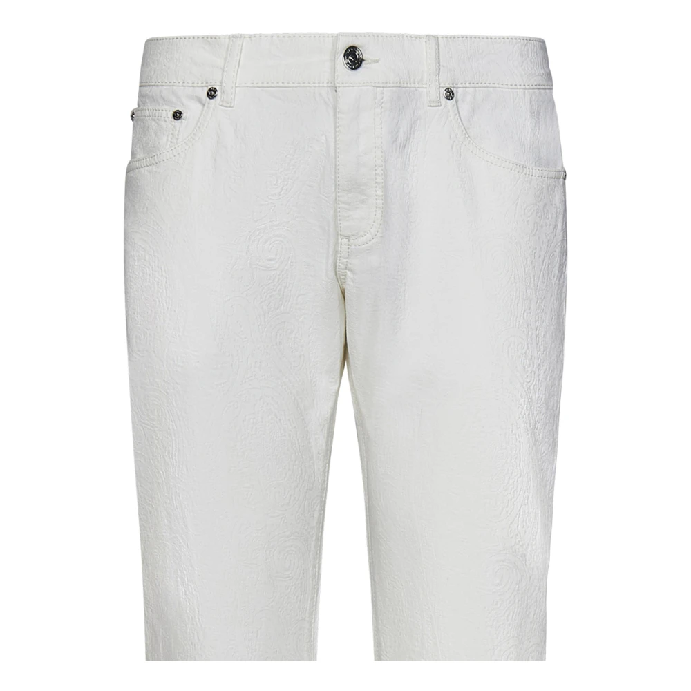 ETRO Straight Jeans White Heren