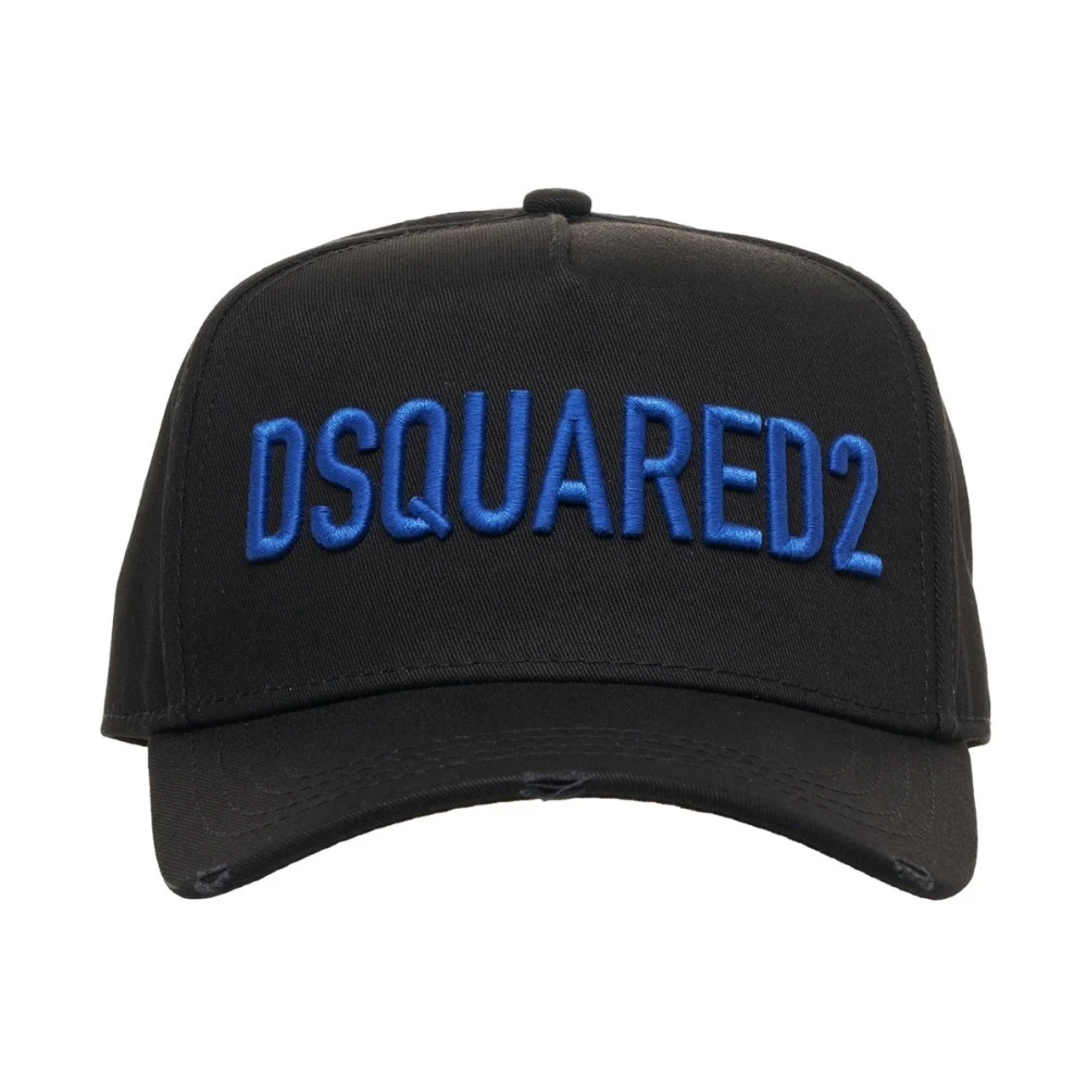 Dsquared2 Zwarte Baseballpet Accessoires Black Heren