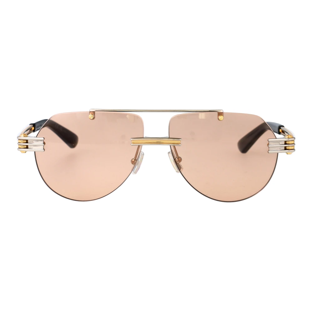 Bottega Veneta Yellow Sunglasses, Unisex, 59 Mm, Stylish Sunglasses Bv1342s