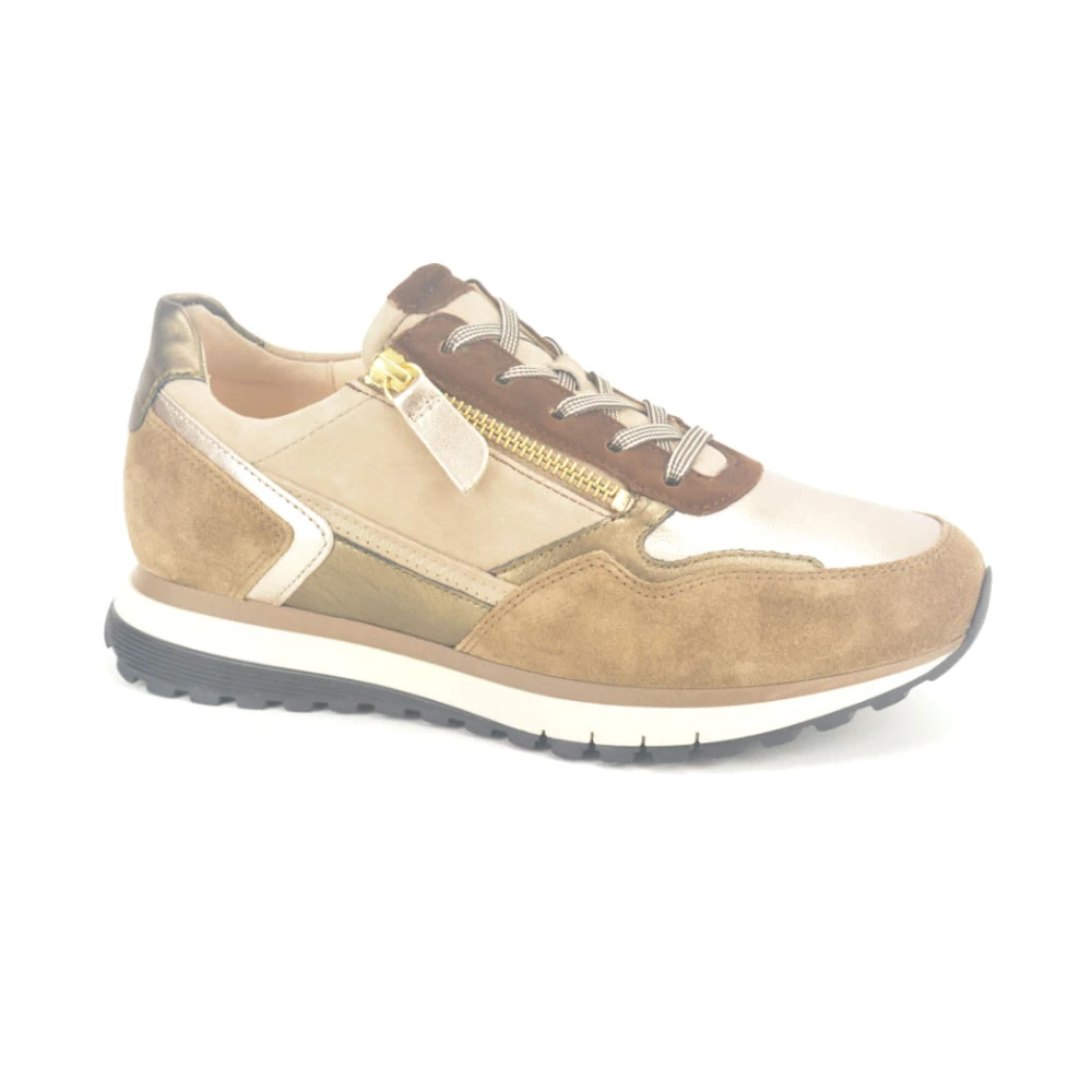 Gabor Runner Combi Sneakers Dames Schoenen Beige
