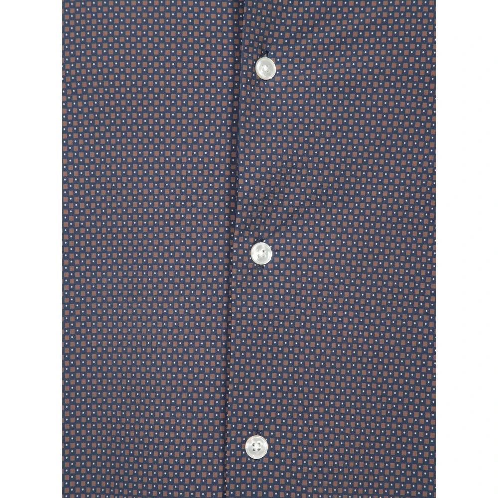 Dell'oglio Blauw Overhemd voor Mannen Stijlvol Blue Heren