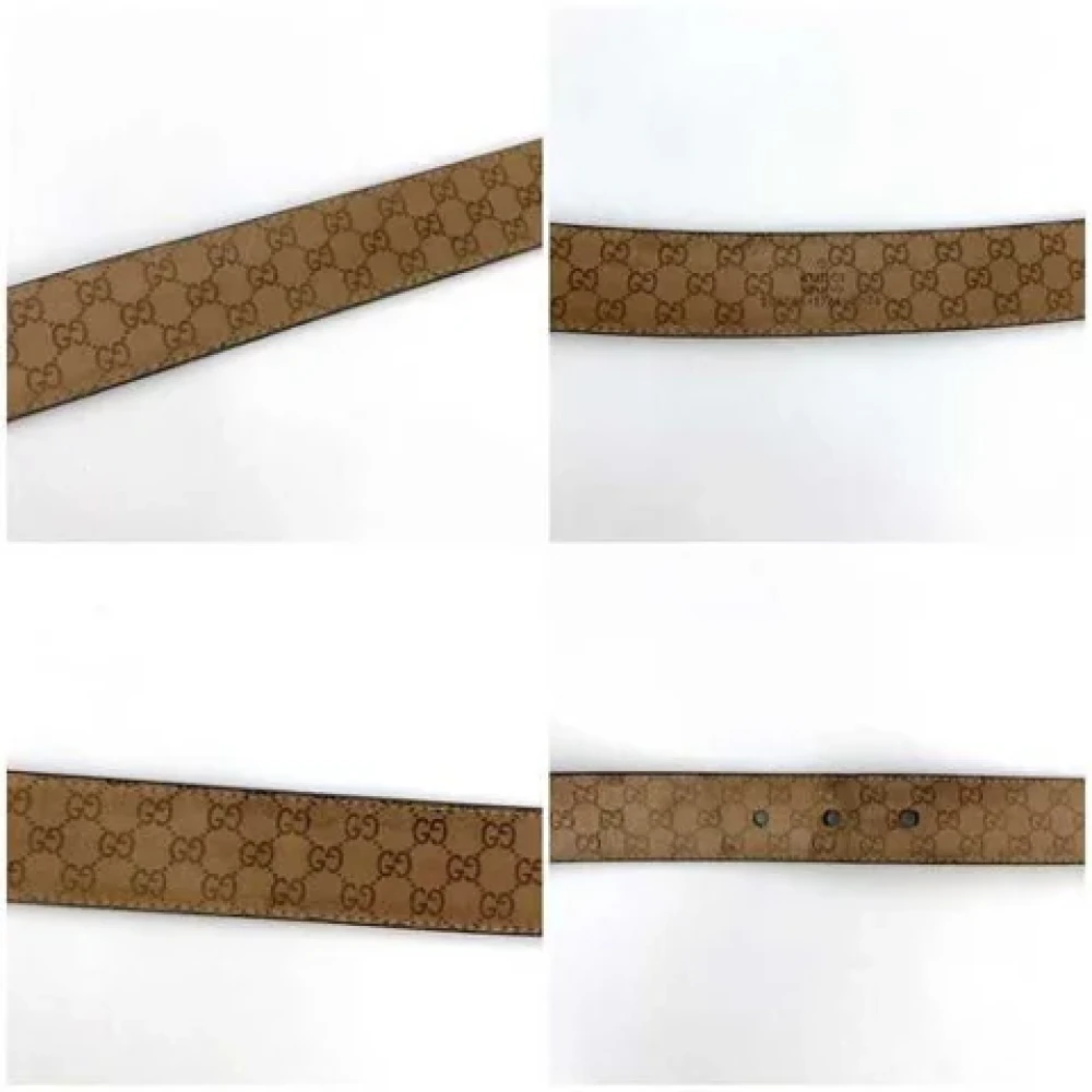 Gucci Vintage Pre-owned Leather belts Black Dames