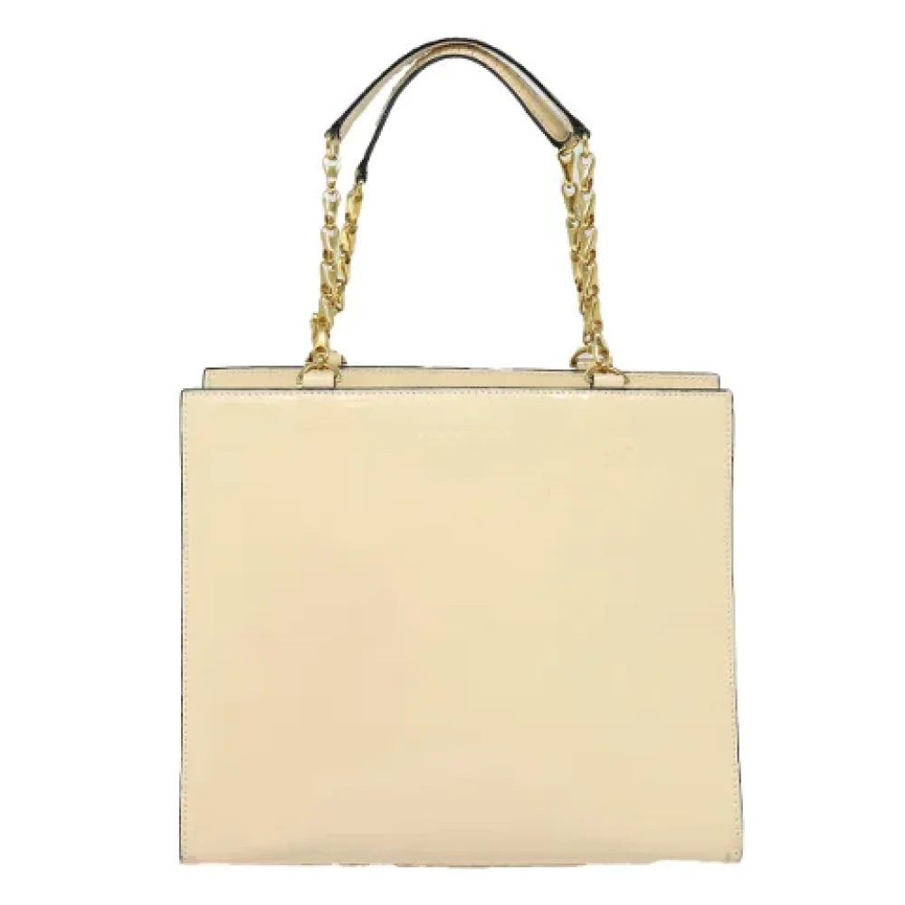 Celine Vintage Pre-owned Leather celine-bags Beige Dames