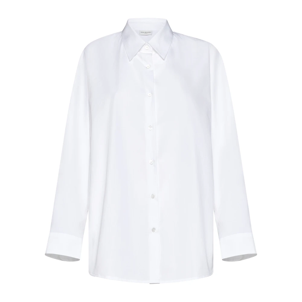 Dries Van Noten Wit Overhemd White Dames