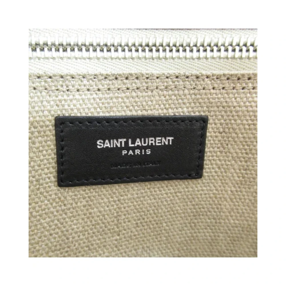Yves Saint Laurent Vintage Pre-owned Canvas totes Beige Dames
