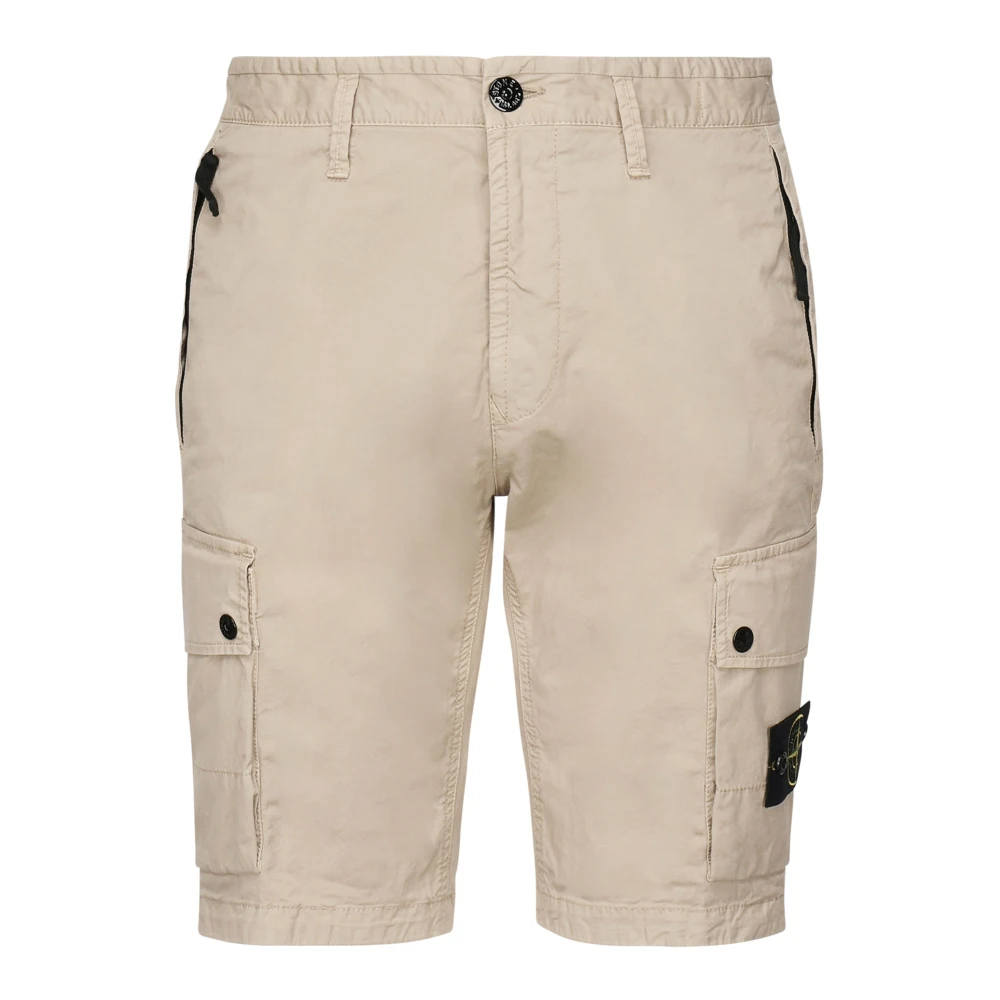 Stone Island Cargo Bermuda Shorts Beige Heren