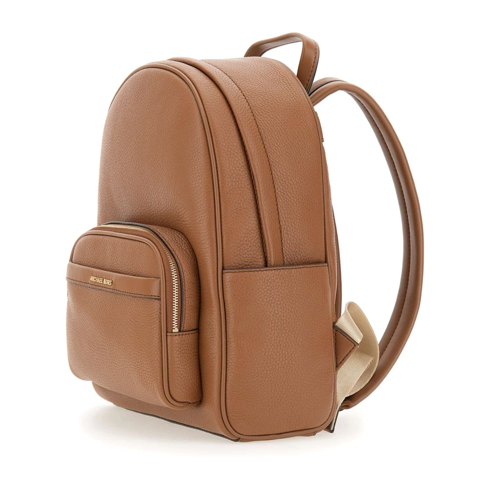 Michael Kors Tumbled Leren Rugzak Bruine Kleur Brown Dames
