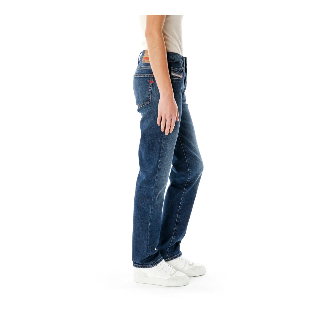 Diesel Klassieke Straight Fit Denim Jeans Blue Dames