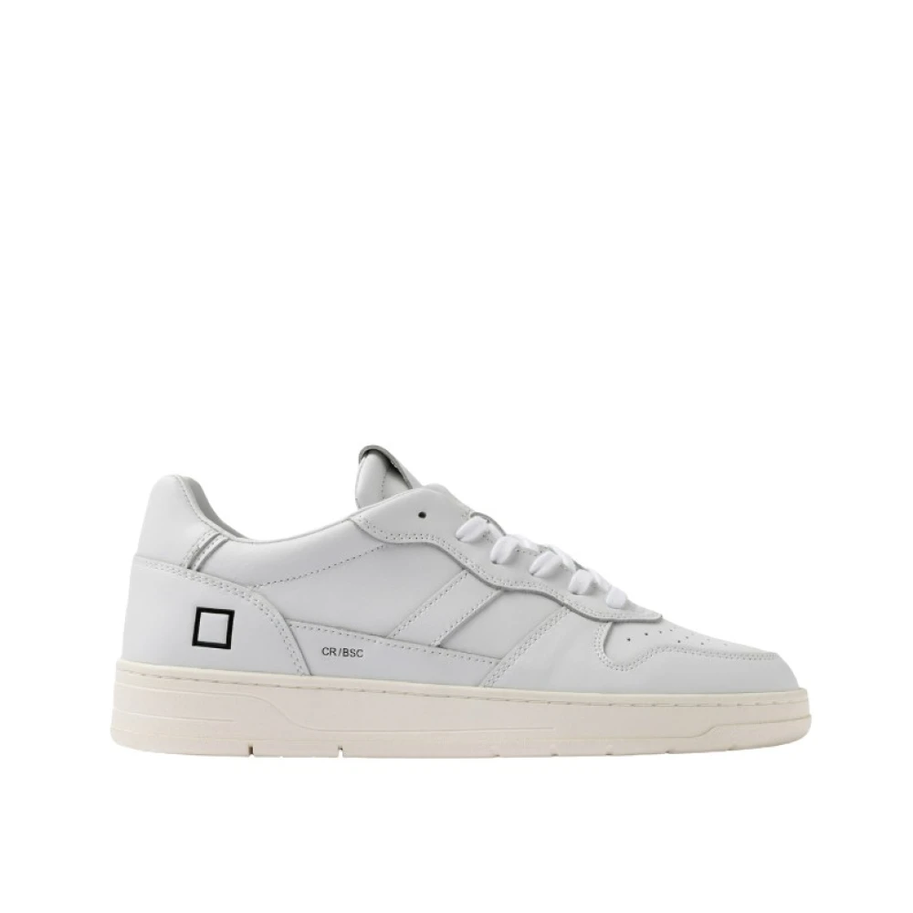 D.a.t.e. Uomo Bianco - Court 2.0 Basic - Shoes - 46 Eu