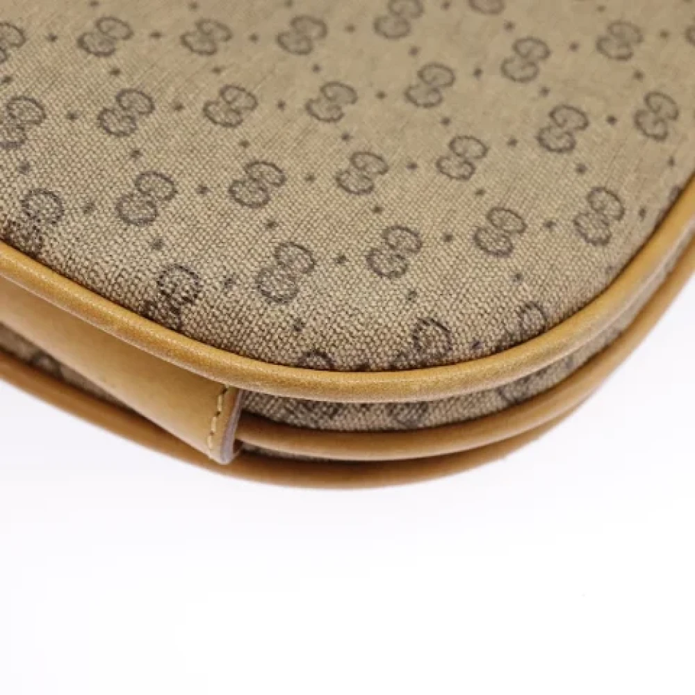 Gucci Vintage Pre-owned Canvas gucci-bags Beige Dames