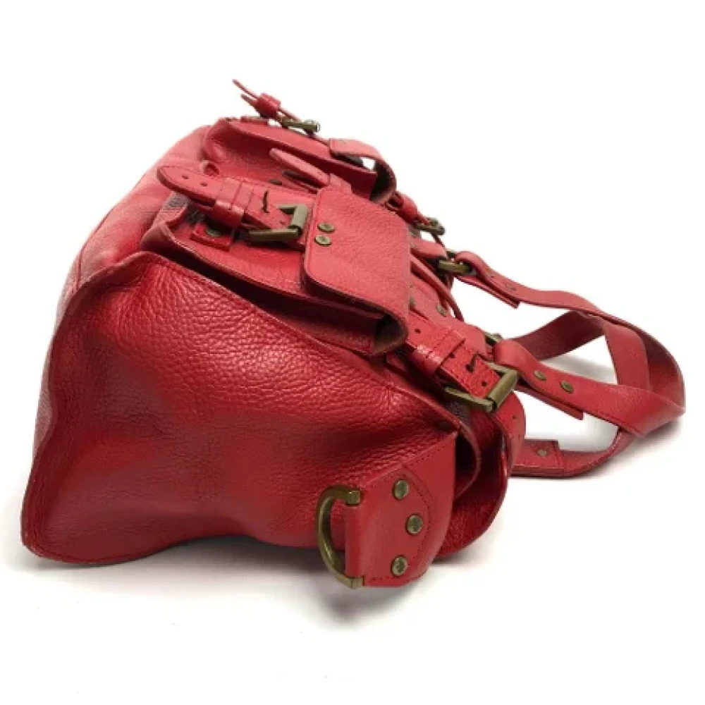 Mulberry Pre-owned Leather handbags Red Dames