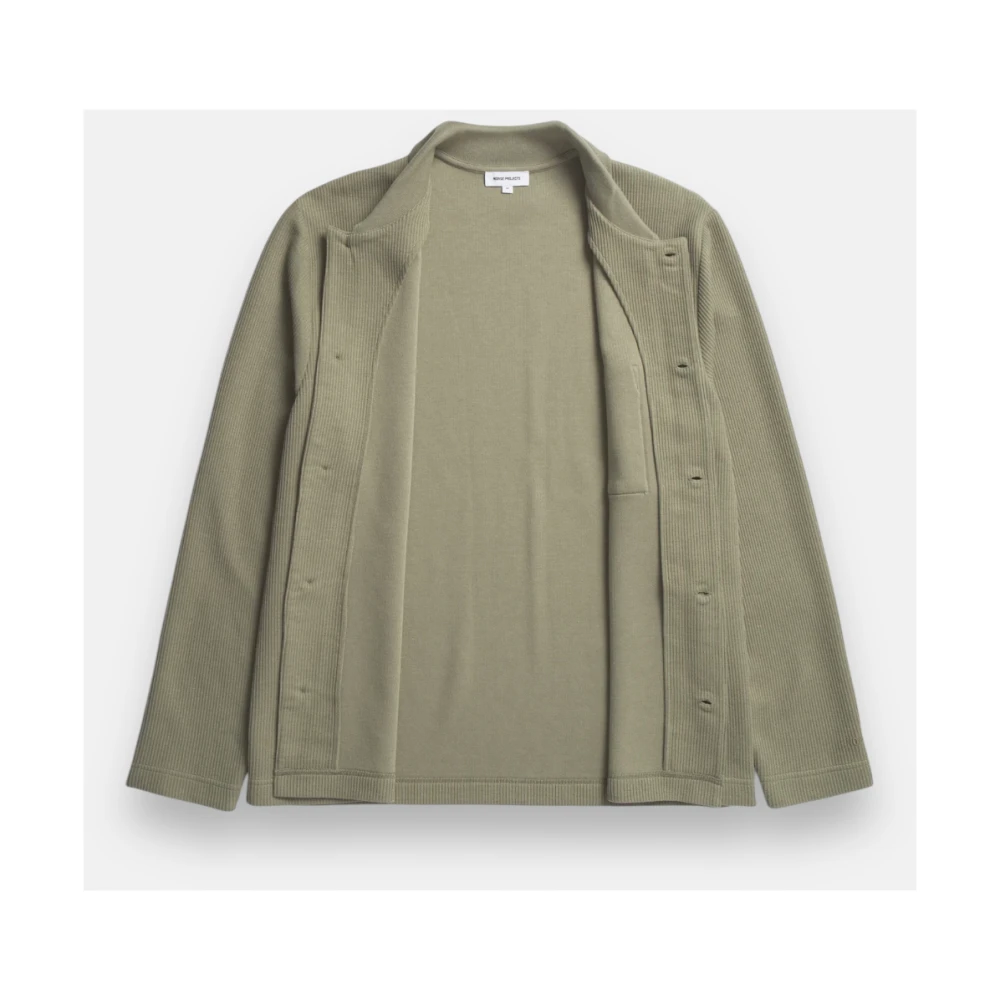 Norse Projects Jorn Khaki Overshirt Green Heren
