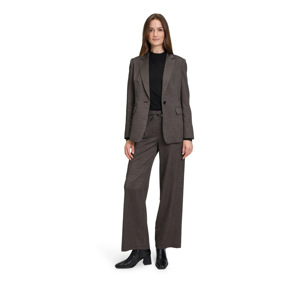 Betty & Co Trendy Broek met Riem Multicolor Dames