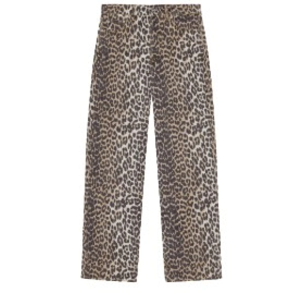 Ganni Women's Brown Classic Denim Jeans