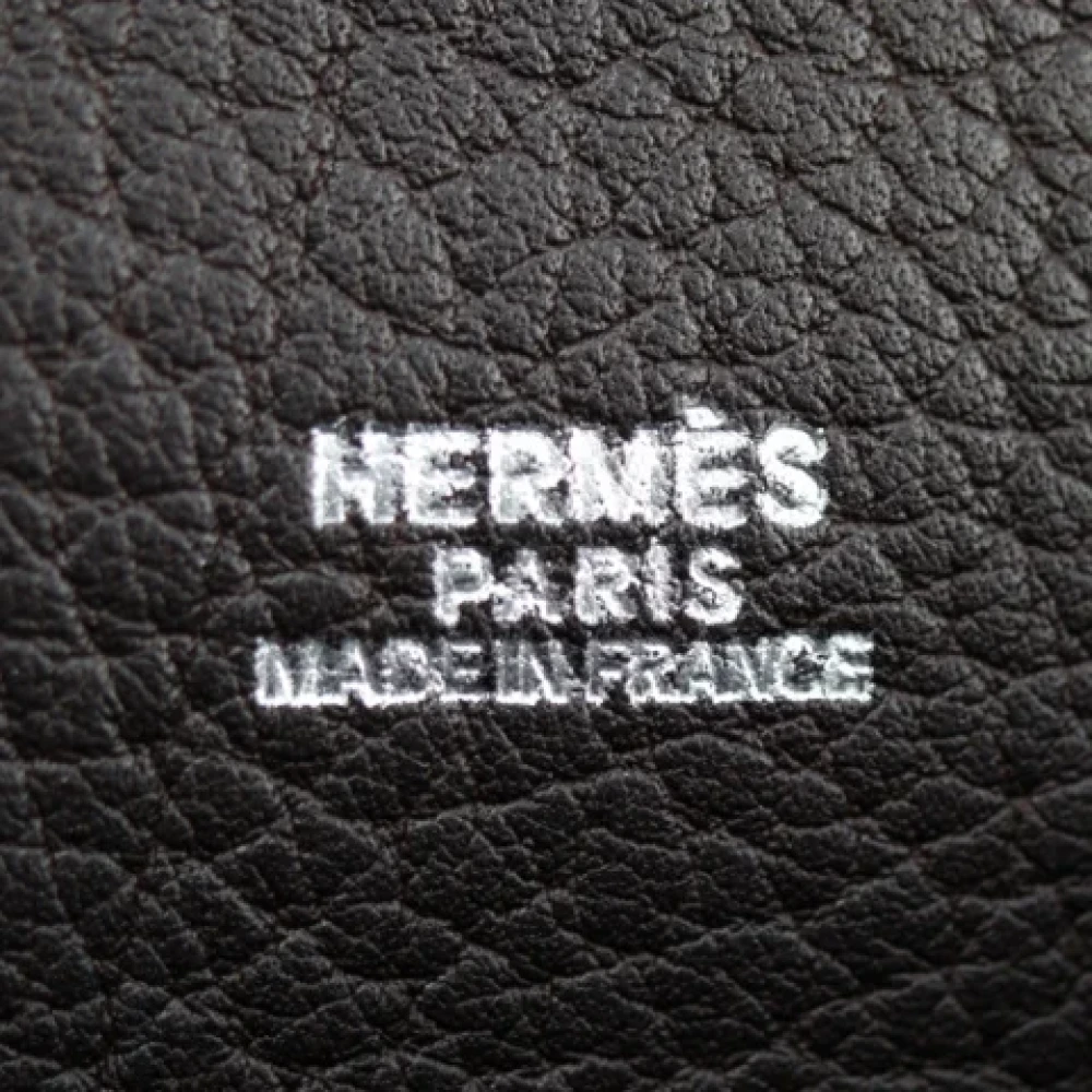 Hermès Vintage Pre-owned Fabric shoulder-bags Brown Dames