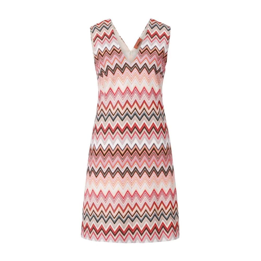 Missoni - Mini Vestido Chevron - Dresses - Mujer - Multicolor - L