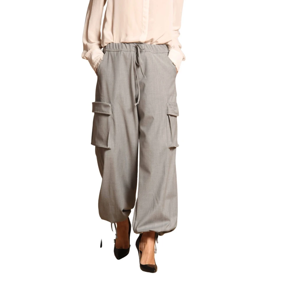 Mason's Francis Dames Cargo Broek in Wol Gray Dames