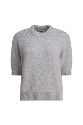 pull-col-rond-gris-clair