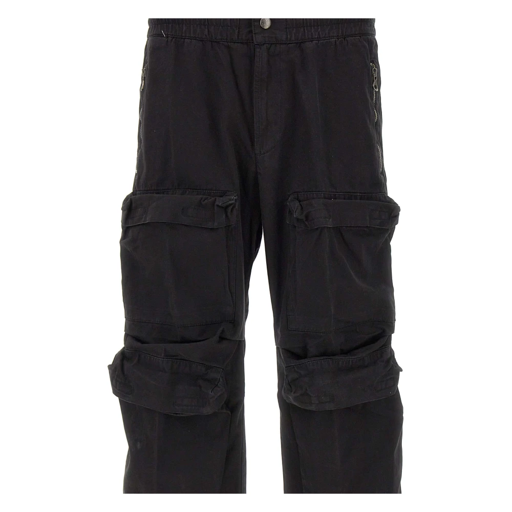 Diesel Straight Trousers Black Heren