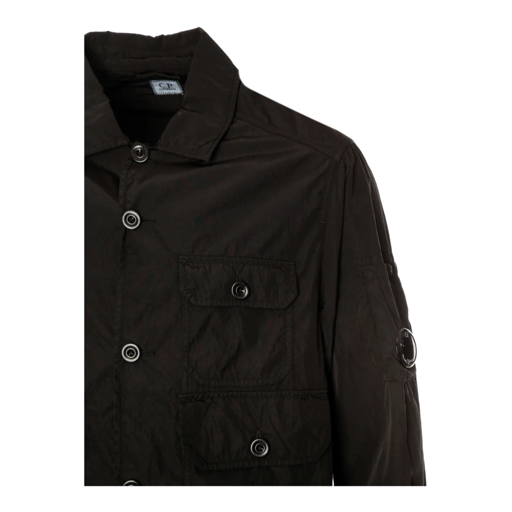 C.P. Company Overhemd met Kentkraag Black Heren