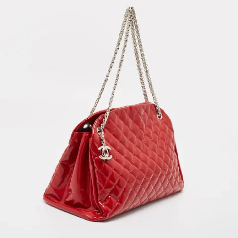 Chanel Vintage Pre-owned Leather chanel-bags Red Dames