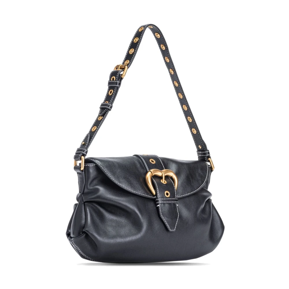 pinko Stijlvolle Zwarte Tassen Black Dames
