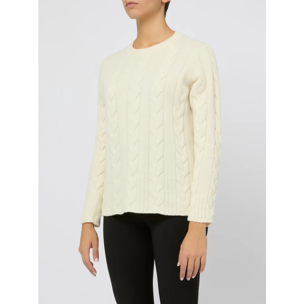 Kangra Bianco Sweater voor Vrouwen Aw24 White Dames