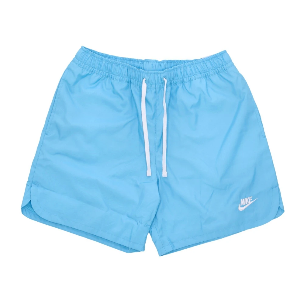 Nike Flow Shorts in Baltisch Blauw Wit Blue Heren