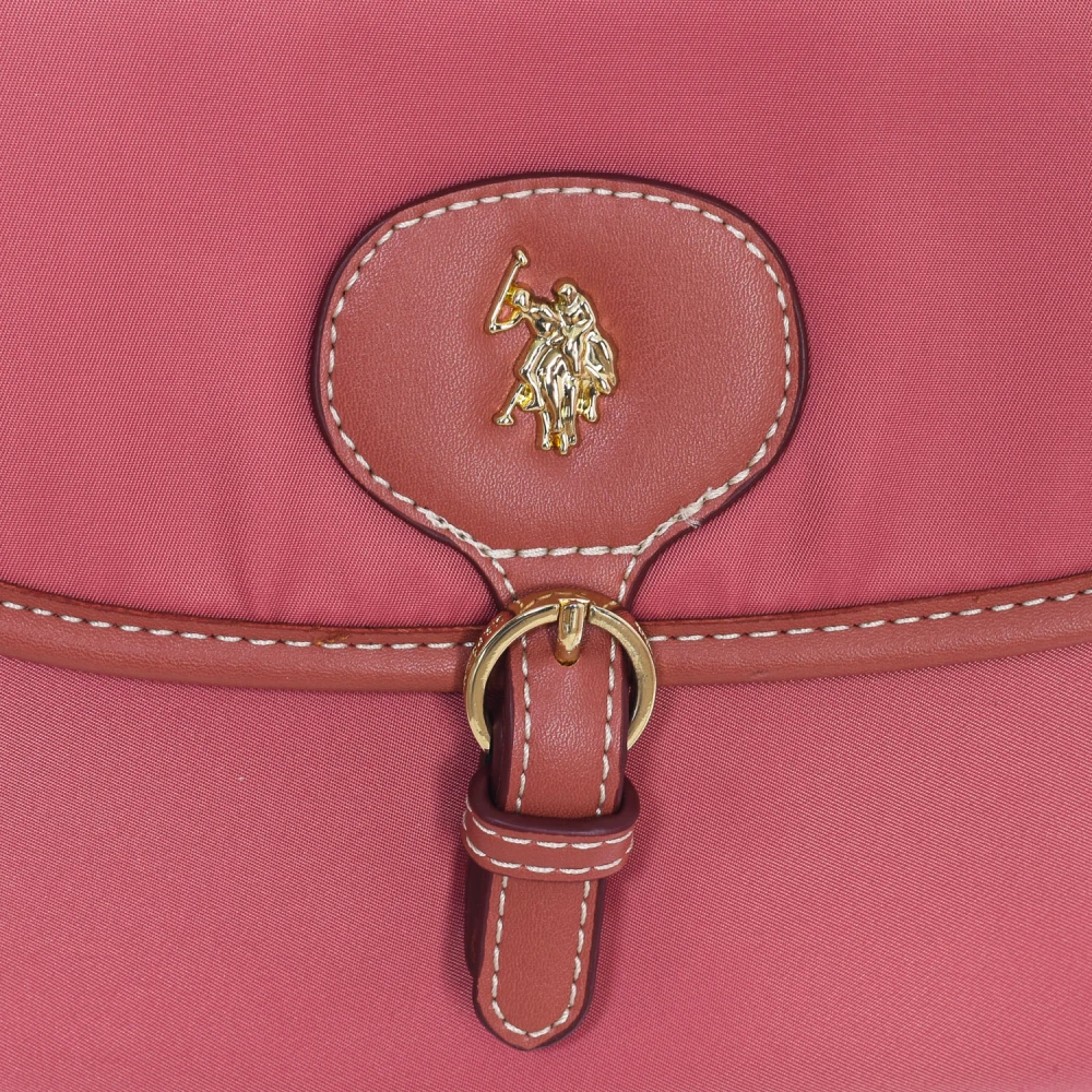 U.s. Polo Assn. Synthetische Crossbody Tas met Verstelbare Band Pink Dames