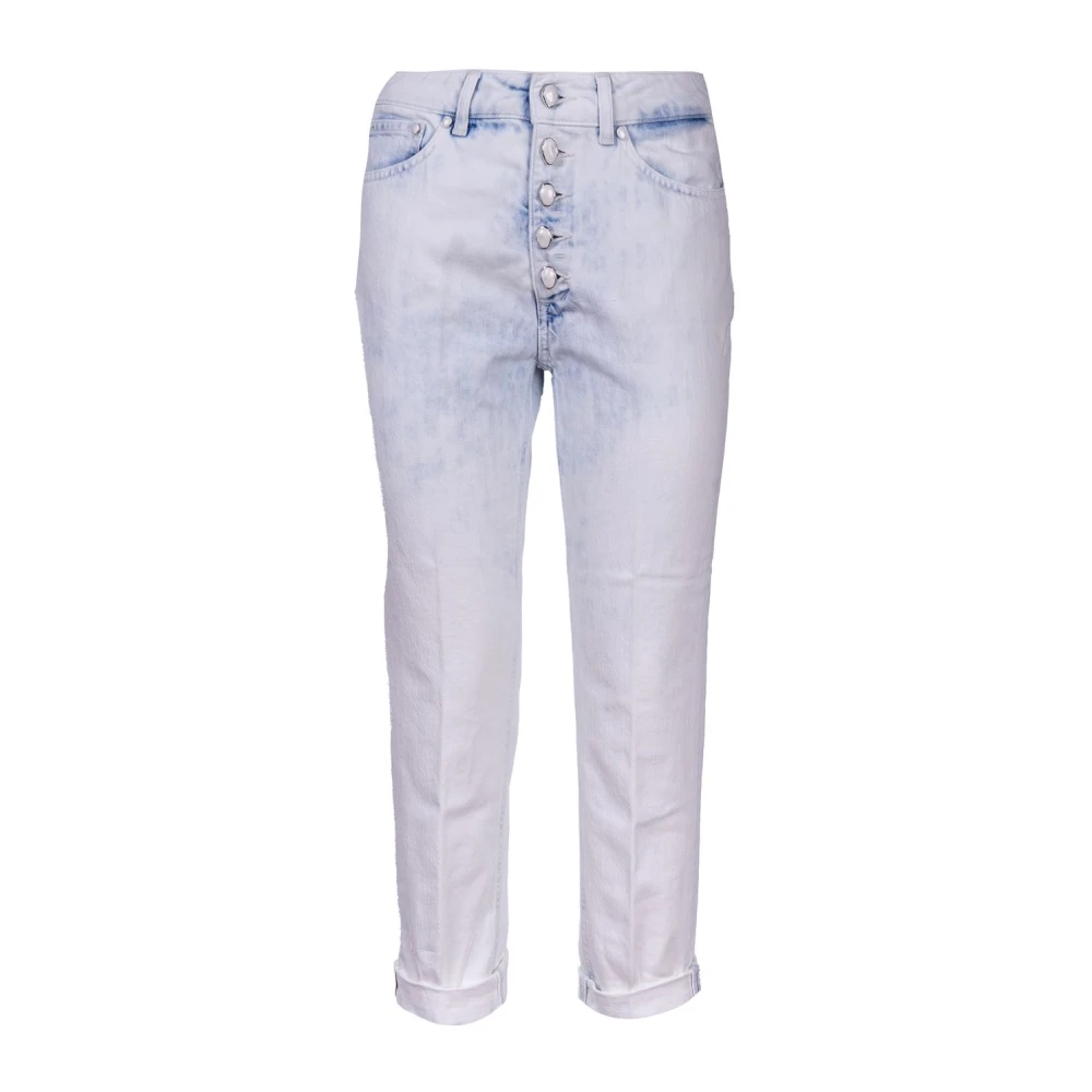 Dondup Stijlvolle Cropped Denim Jeans Blue Dames