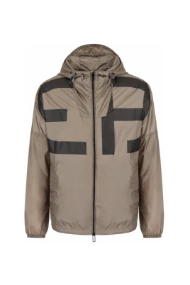 Nylonjacka med Maxi Logo