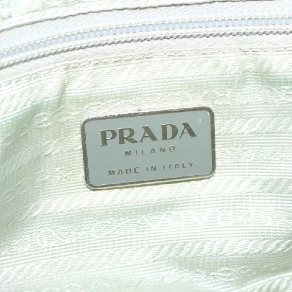 Prada Vintage Pre-owned Fabric prada-bags Blue Dames