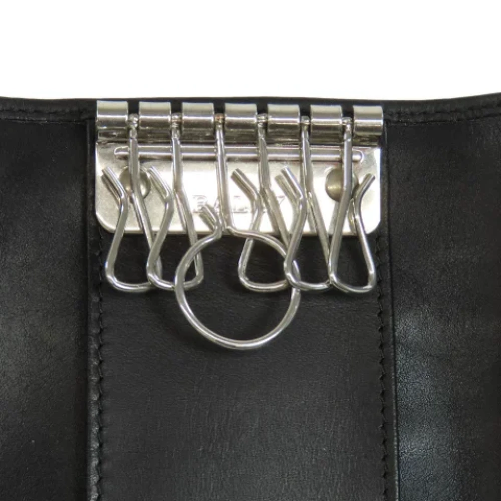 Bally Pre-owned Leather key-holders Black Dames