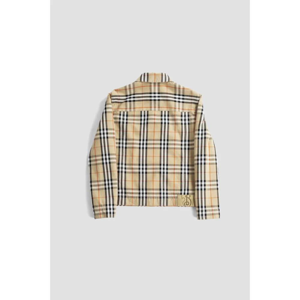 Burberry Klassieke Check Katoenen Jas Multicolor Heren