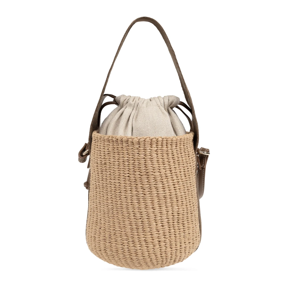 Chloé Kleine Bucket Tas Beige Dames