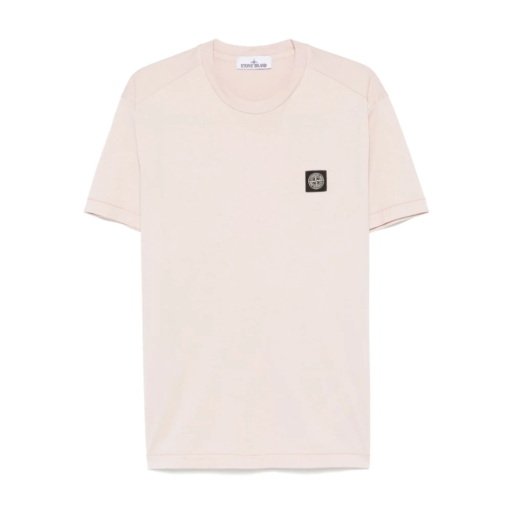 Stone Island Rosa T-shirt och Polo för Män Pink, Herr