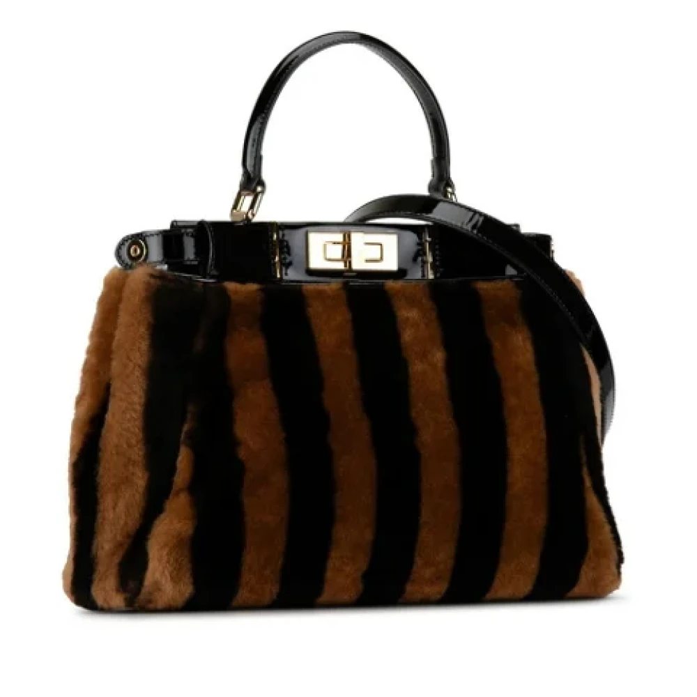 Fendi Vintage Pre-owned Fur handbags Black Dames