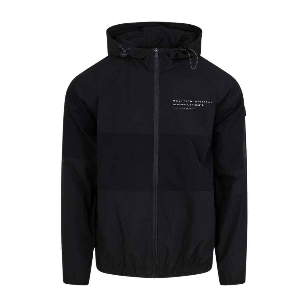 Cruyff Zwart Hooded Trainingsjack Heren Black Heren