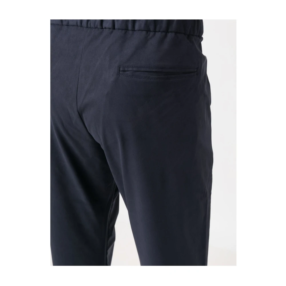 Herno Straight Trousers Blue Heren